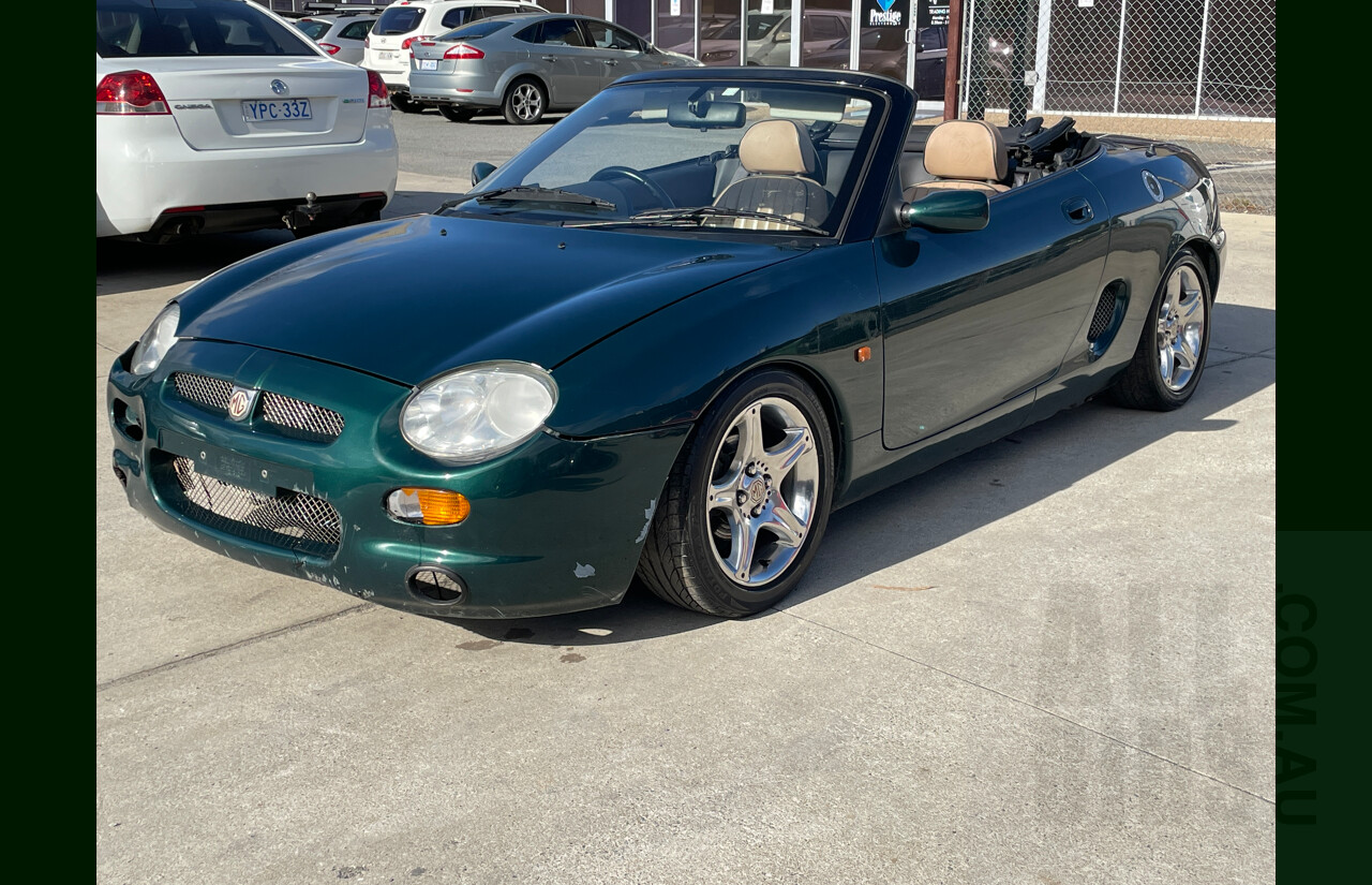 7/1998 M.G. MGF 1.8i VVC  2d Roadster Green 1.8L