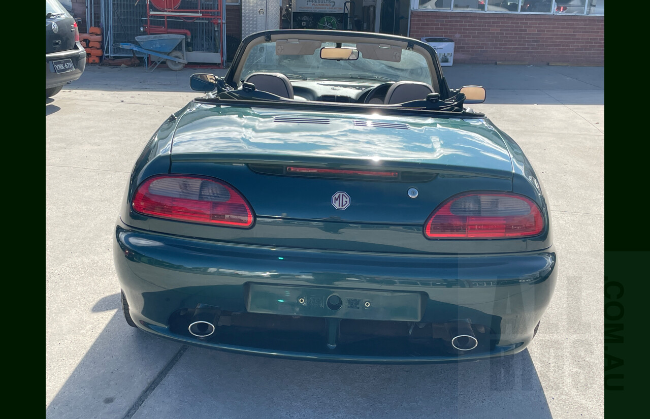 7/1998 M.G. MGF 1.8i VVC  2d Roadster Green 1.8L