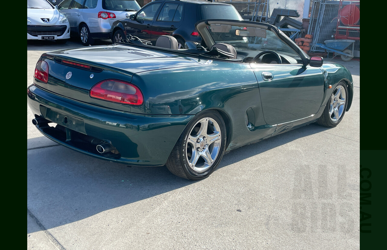 7/1998 M.G. MGF 1.8i VVC  2d Roadster Green 1.8L