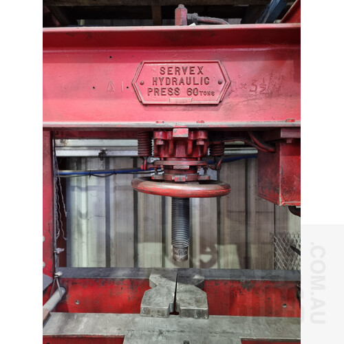 Servex Hydraulic Press - 60 Tons