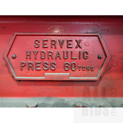 Servex Hydraulic Press - 60 Tons