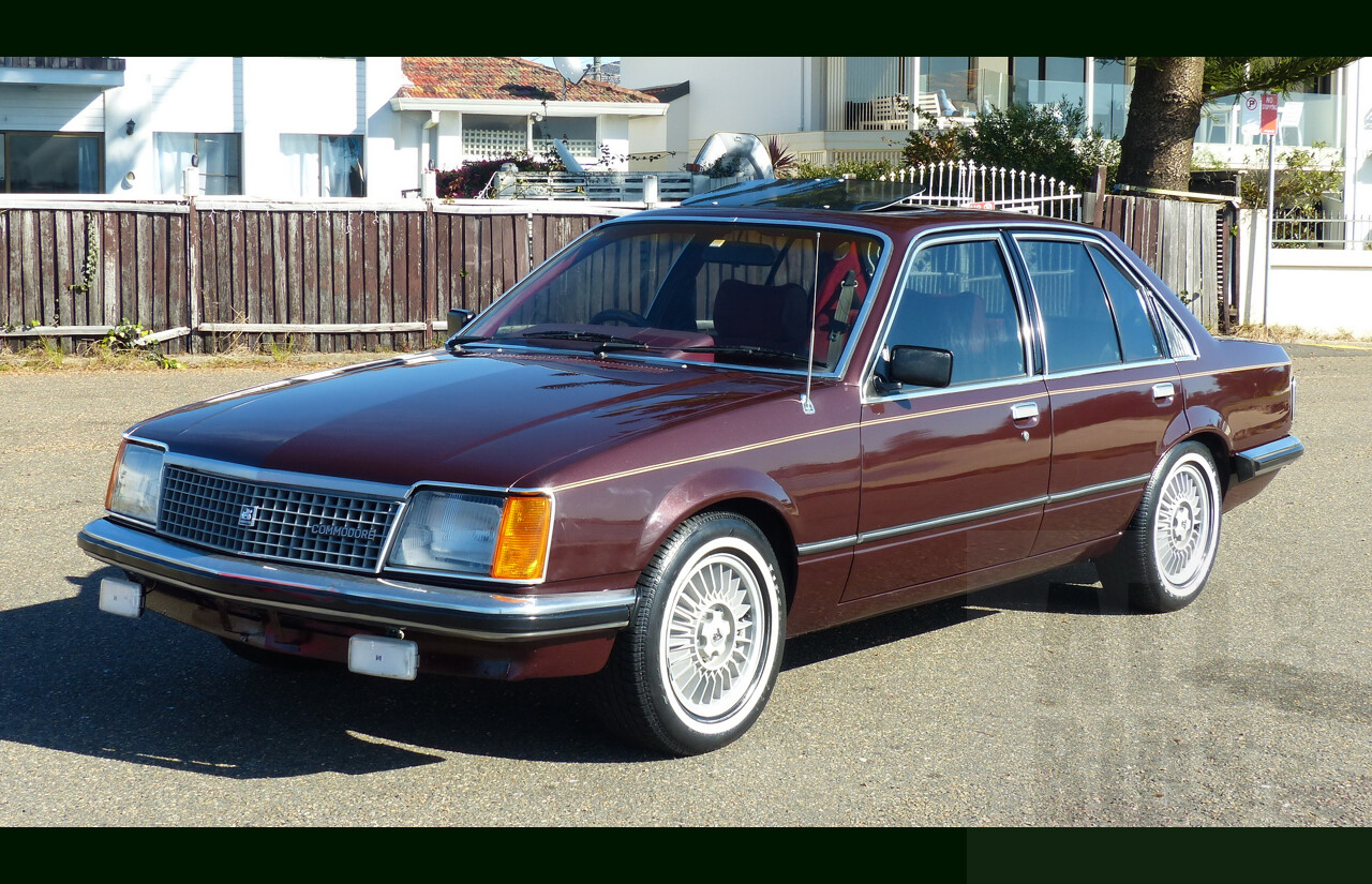 5/1981 Holden Commodore SL/E VC 4d Sedan Dark Carmine Metallic 4.2L V8