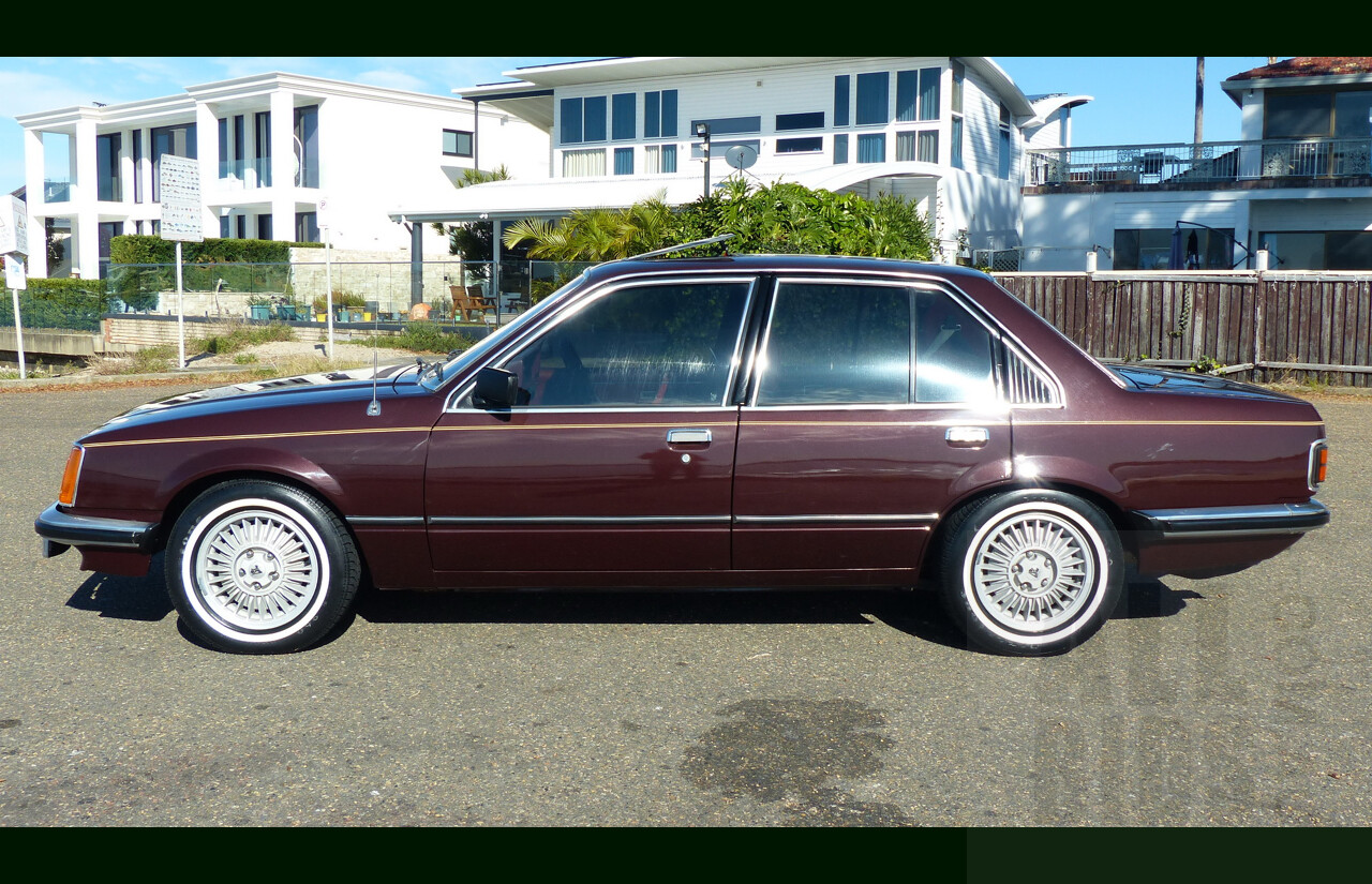 5/1981 Holden Commodore SL/E VC 4d Sedan Dark Carmine Metallic 4.2L V8