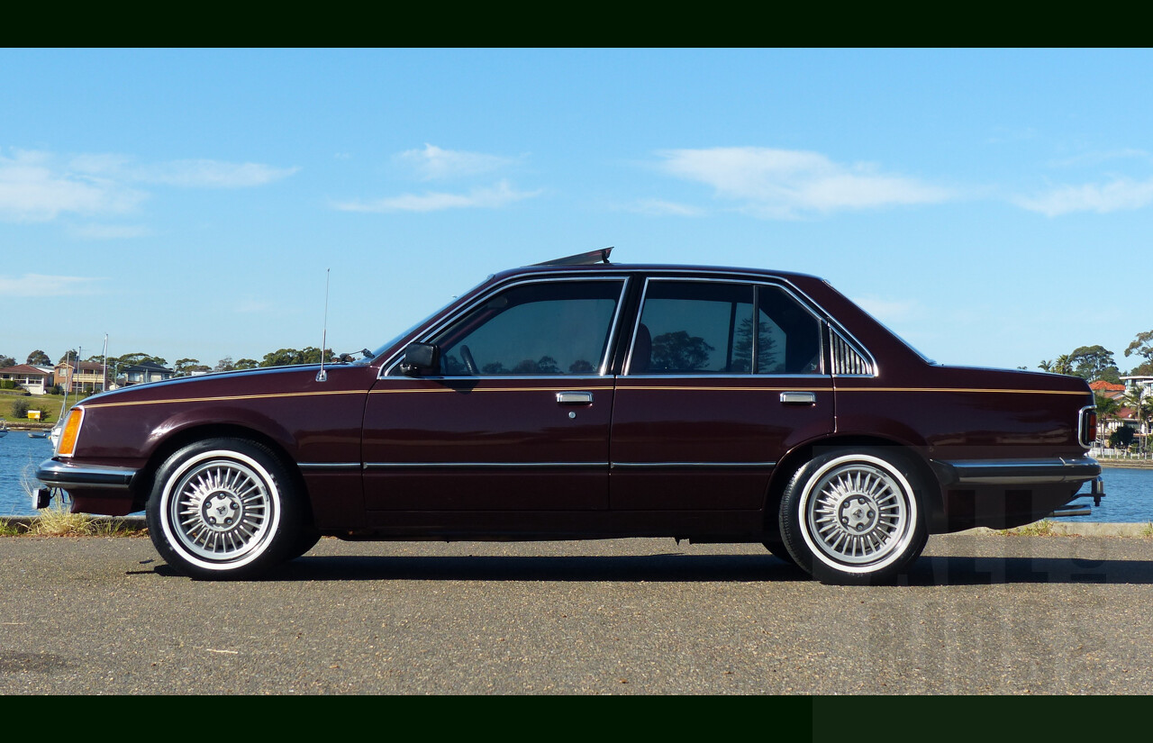 5/1981 Holden Commodore SL/E VC 4d Sedan Dark Carmine Metallic 4.2L V8