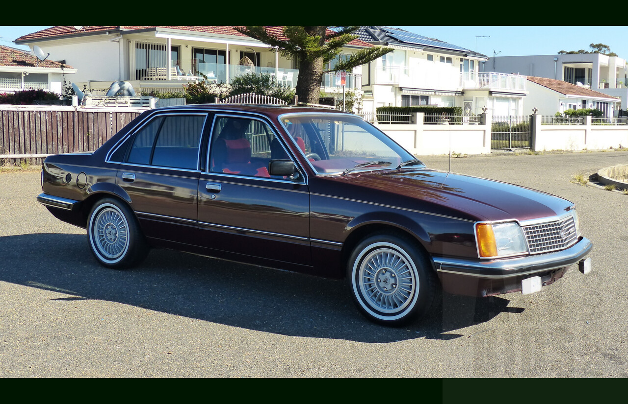 5/1981 Holden Commodore SL/E VC 4d Sedan Dark Carmine Metallic 4.2L V8