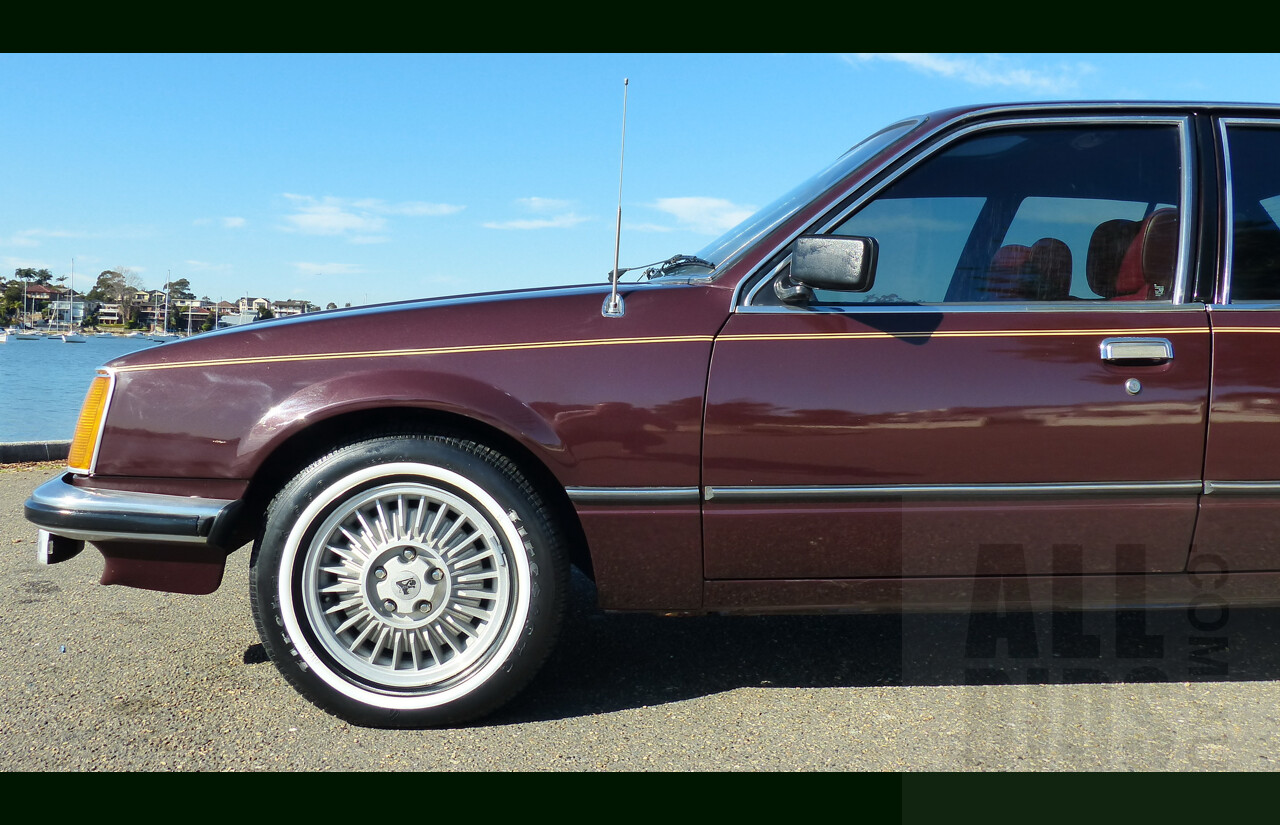 5/1981 Holden Commodore SL/E VC 4d Sedan Dark Carmine Metallic 4.2L V8