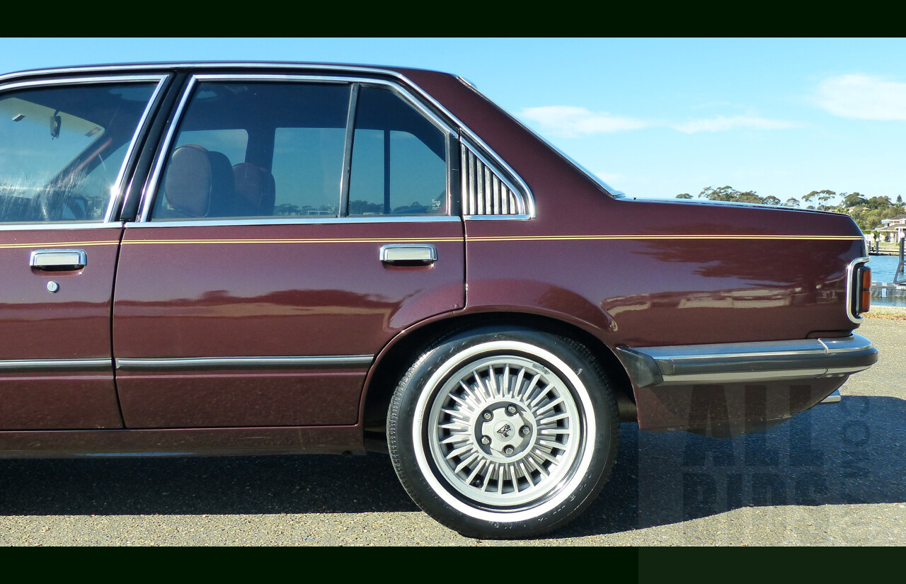 5/1981 Holden Commodore SL/E VC 4d Sedan Dark Carmine Metallic 4.2L V8