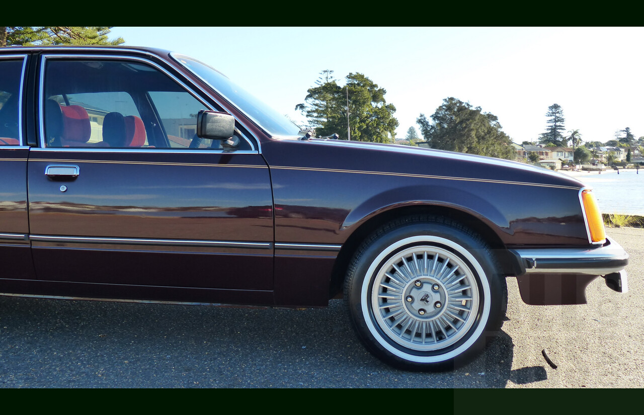 5/1981 Holden Commodore SL/E VC 4d Sedan Dark Carmine Metallic 4.2L V8