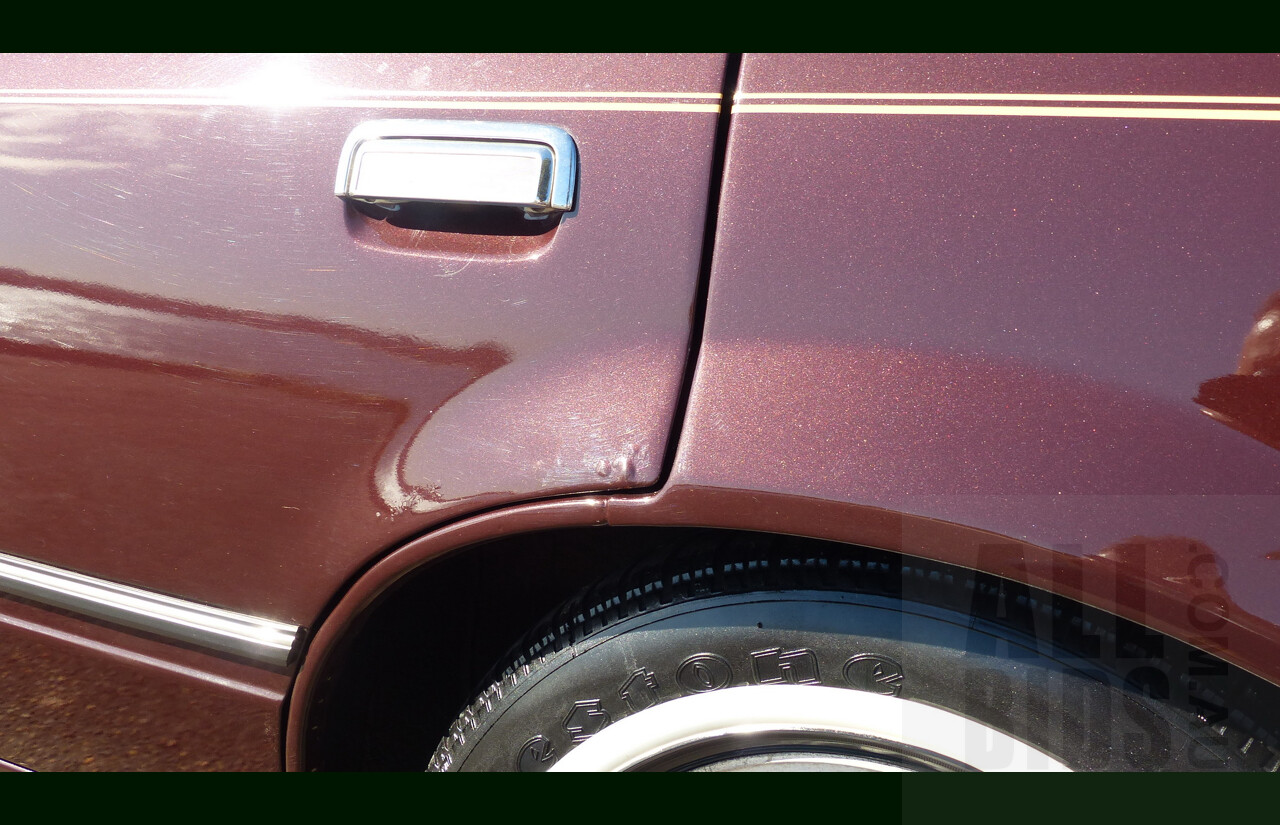 5/1981 Holden Commodore SL/E VC 4d Sedan Dark Carmine Metallic 4.2L V8