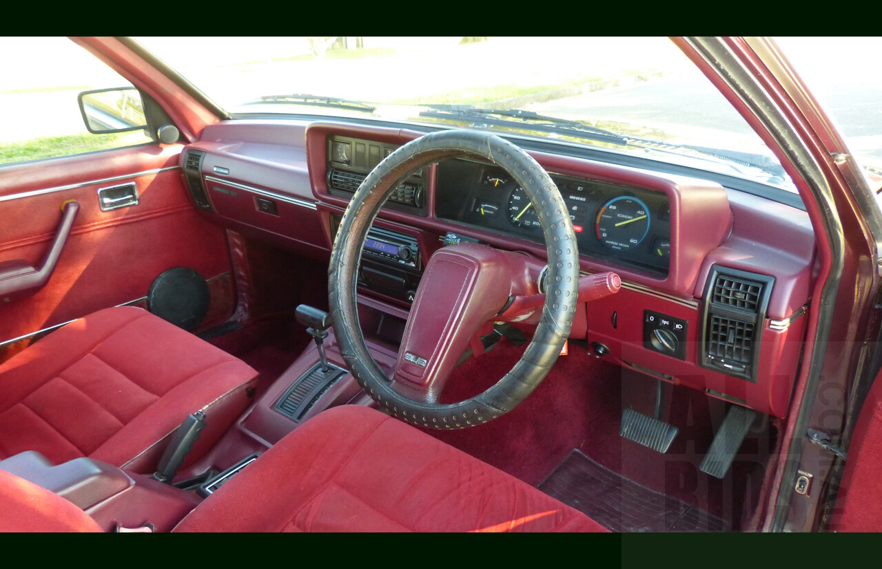 5/1981 Holden Commodore SL/E VC 4d Sedan Dark Carmine Metallic 4.2L V8