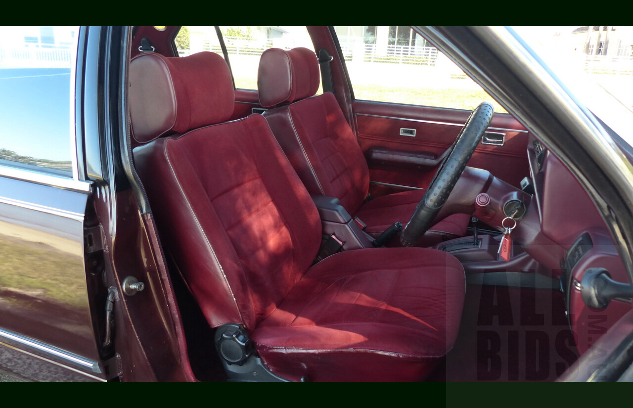 5/1981 Holden Commodore SL/E VC 4d Sedan Dark Carmine Metallic 4.2L V8