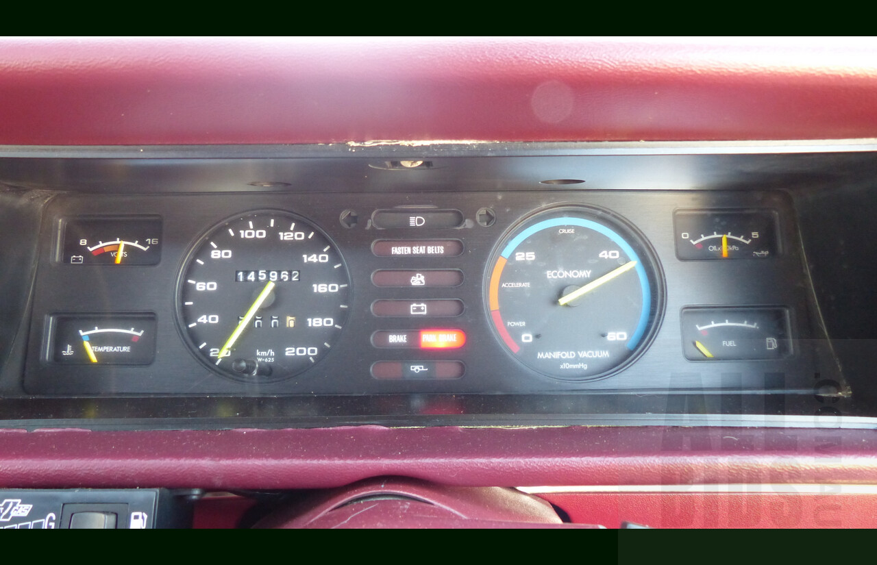 5/1981 Holden Commodore SL/E VC 4d Sedan Dark Carmine Metallic 4.2L V8