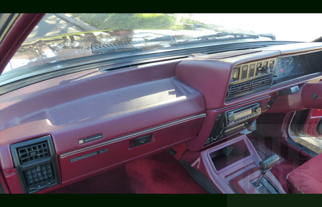 5/1981 Holden Commodore SL/E VC 4d Sedan Dark Carmine Metallic 4.2L V8