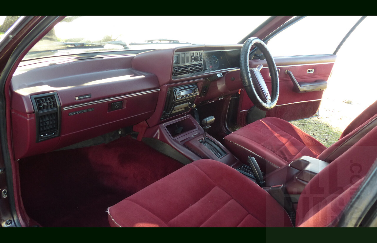 5/1981 Holden Commodore SL/E VC 4d Sedan Dark Carmine Metallic 4.2L V8