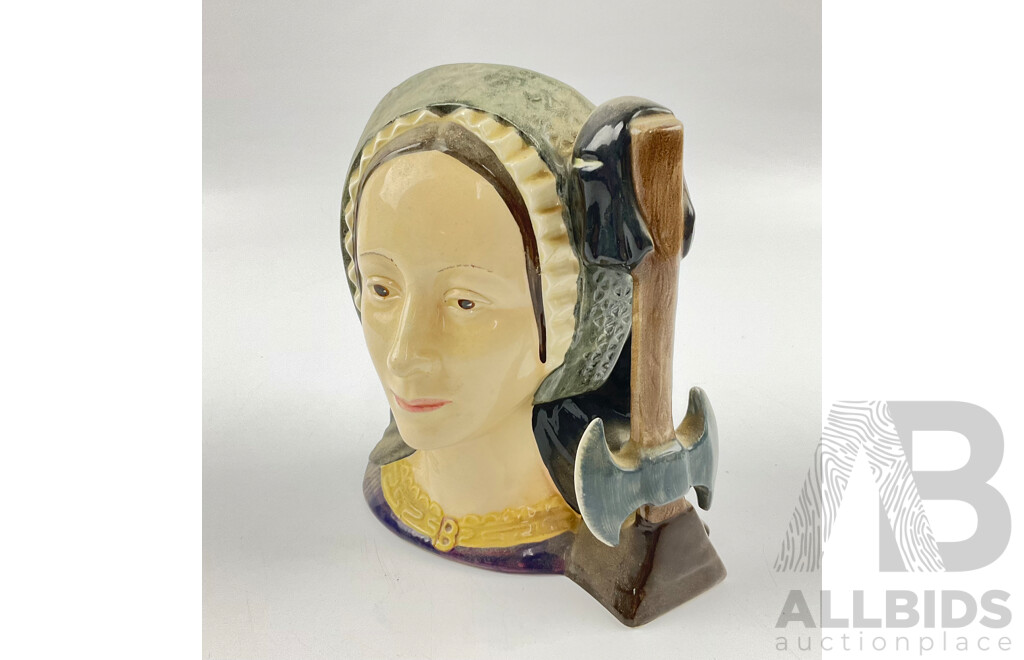Royal Doulton Porcelain Anne Boleyn Character Jug, D 6644