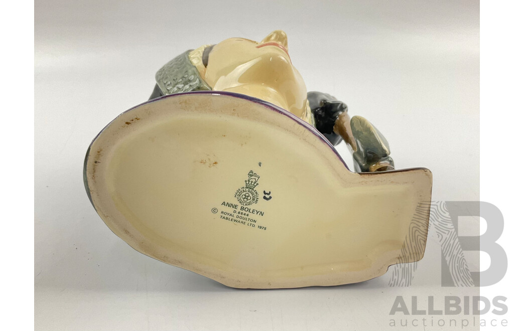 Royal Doulton Porcelain Anne Boleyn Character Jug, D 6644