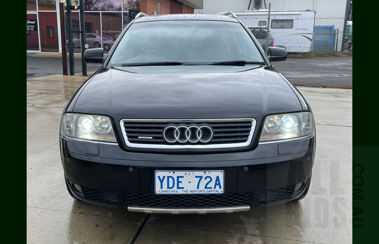 9/2002 Audi Allroad Quattro  C5 4d Wagon Black 2.7L