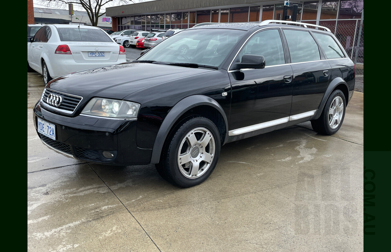 9/2002 Audi Allroad Quattro  C5 4d Wagon Black 2.7L