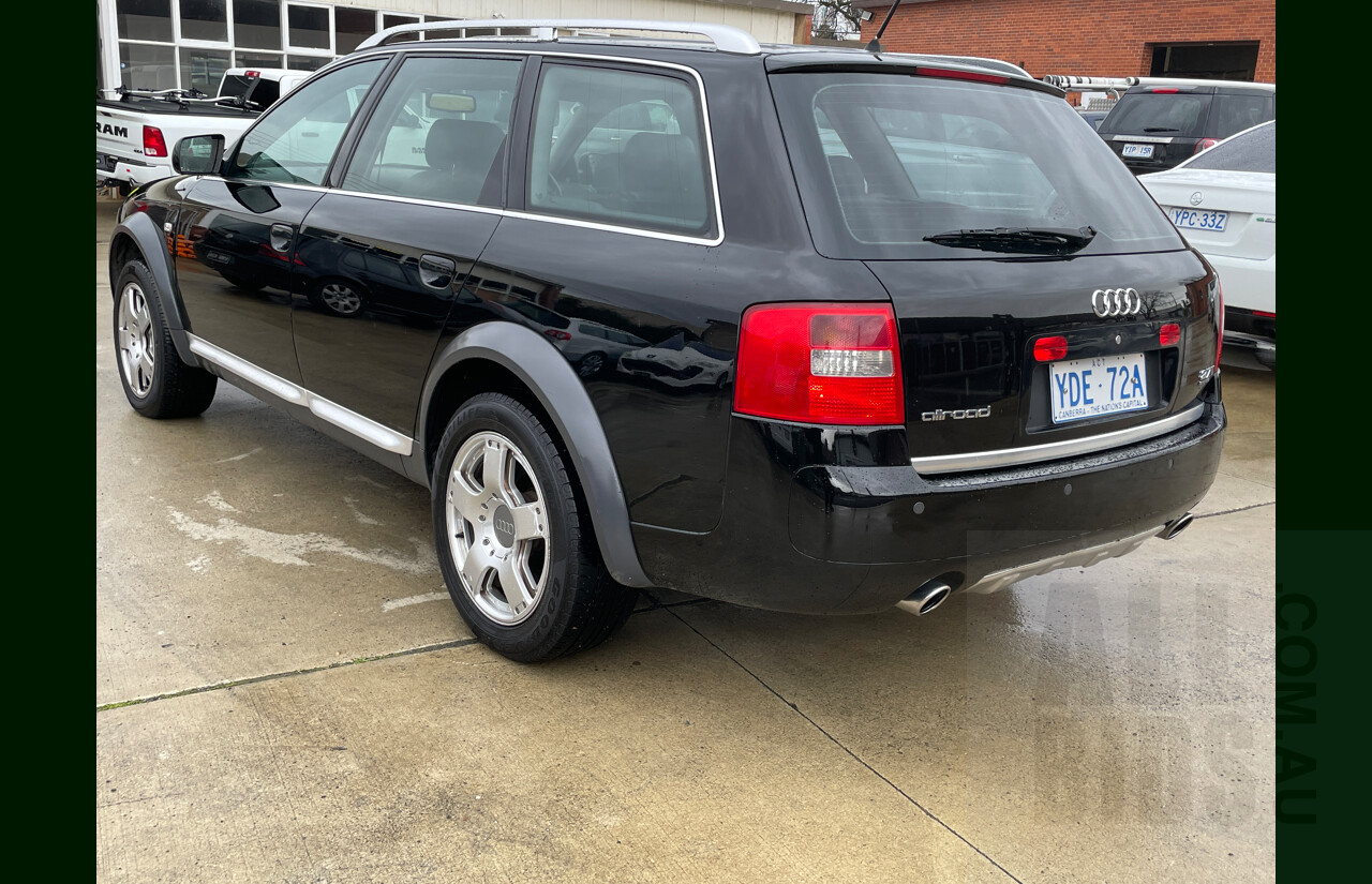 9/2002 Audi Allroad Quattro  C5 4d Wagon Black 2.7L