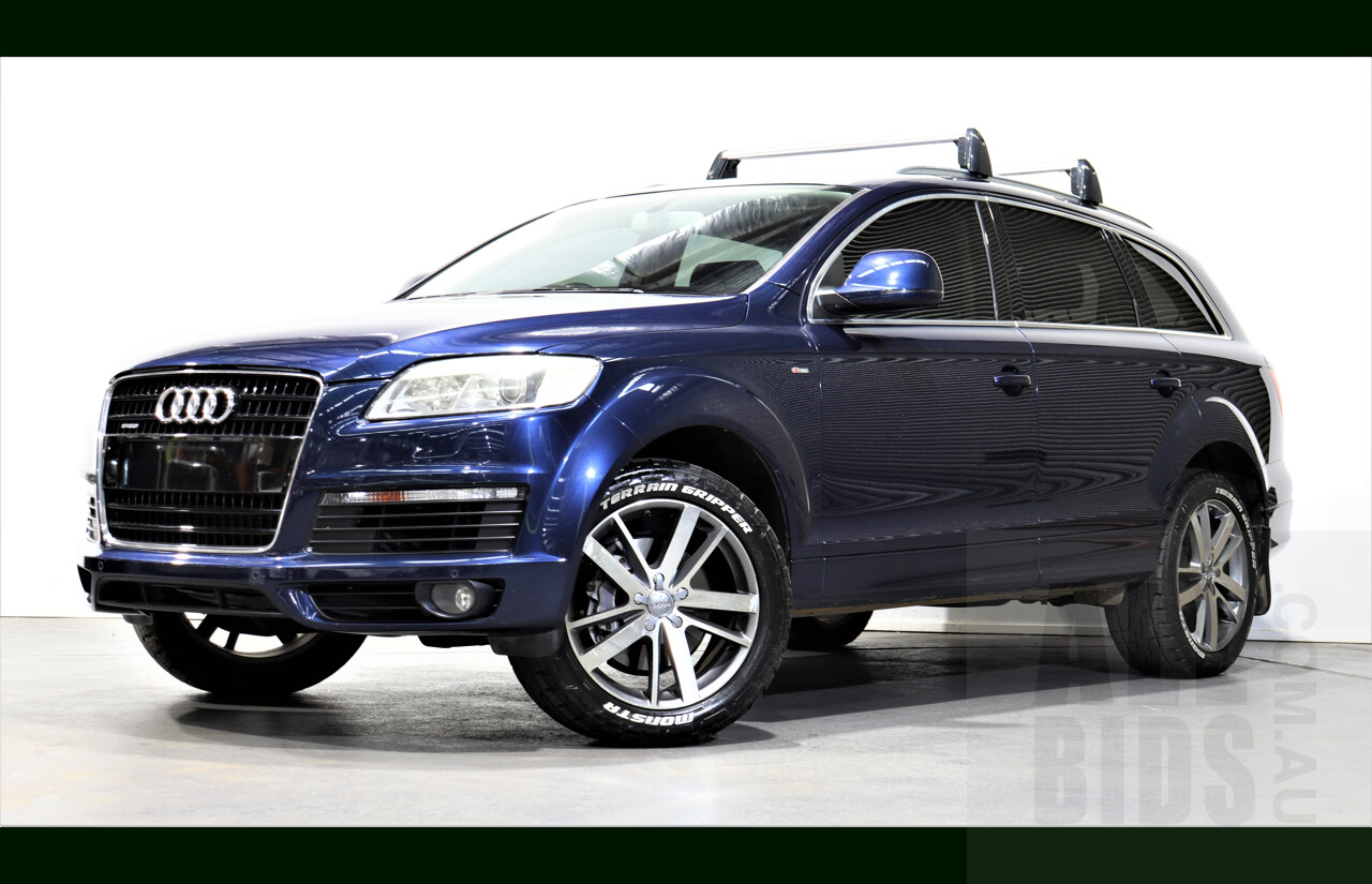 6/2007 Audi Q7 4.2 FSI Quattro 4d Wagon Blue 4.2L V8 - 7 Seater
