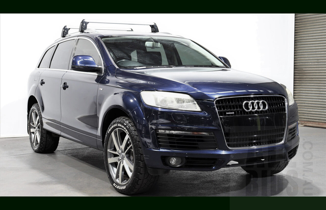 6/2007 Audi Q7 4.2 FSI Quattro 4d Wagon Blue 4.2L V8 - 7 Seater