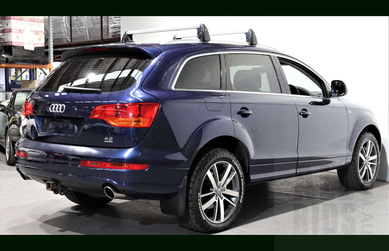 6/2007 Audi Q7 4.2 FSI Quattro 4d Wagon Blue 4.2L V8 - 7 Seater
