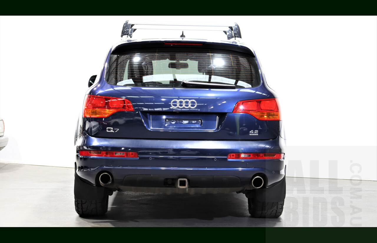 6/2007 Audi Q7 4.2 FSI Quattro 4d Wagon Blue 4.2L V8 - 7 Seater