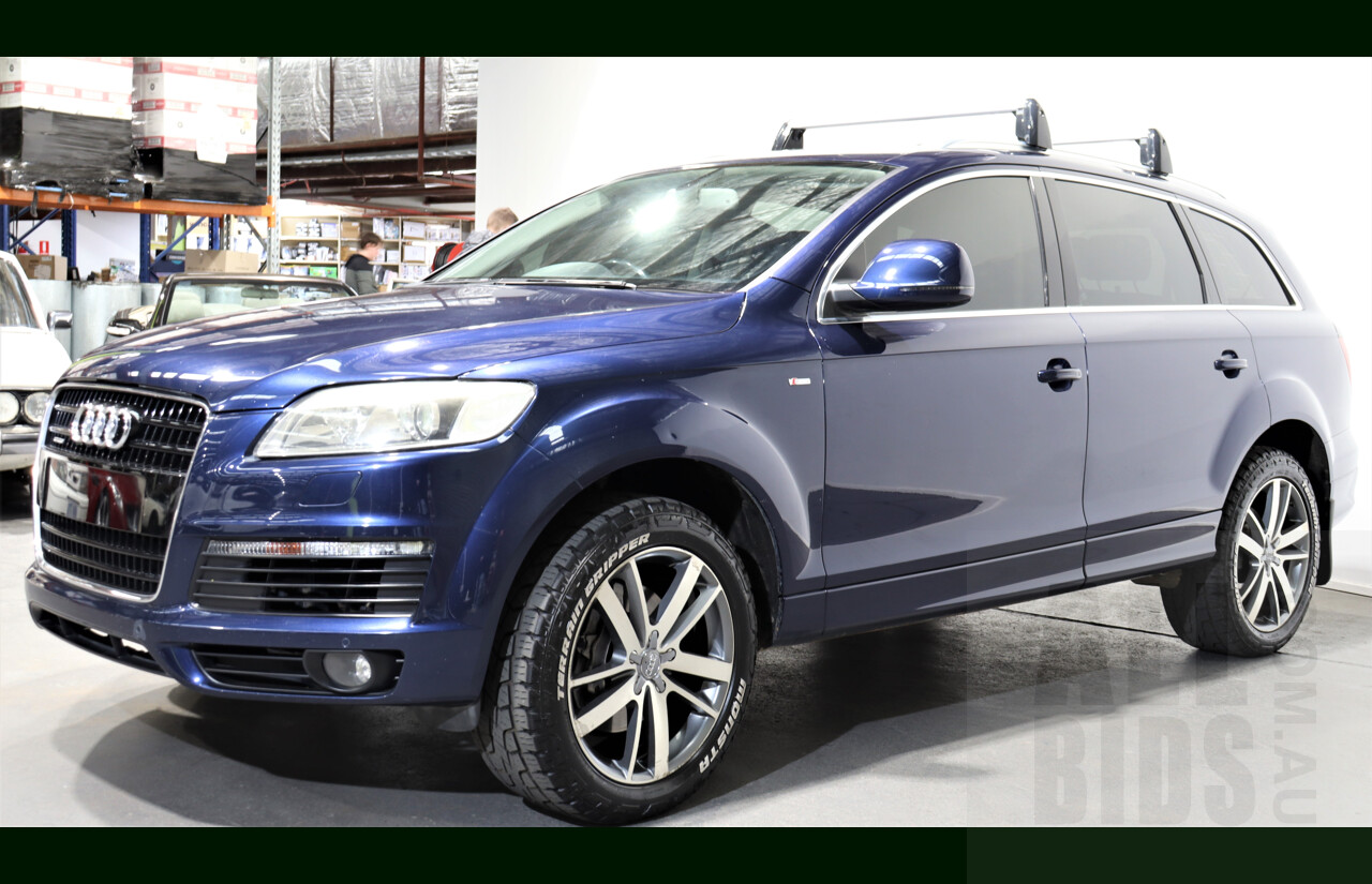 6/2007 Audi Q7 4.2 FSI Quattro 4d Wagon Blue 4.2L V8 - 7 Seater