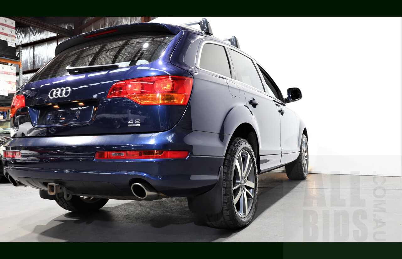 6/2007 Audi Q7 4.2 FSI Quattro 4d Wagon Blue 4.2L V8 - 7 Seater