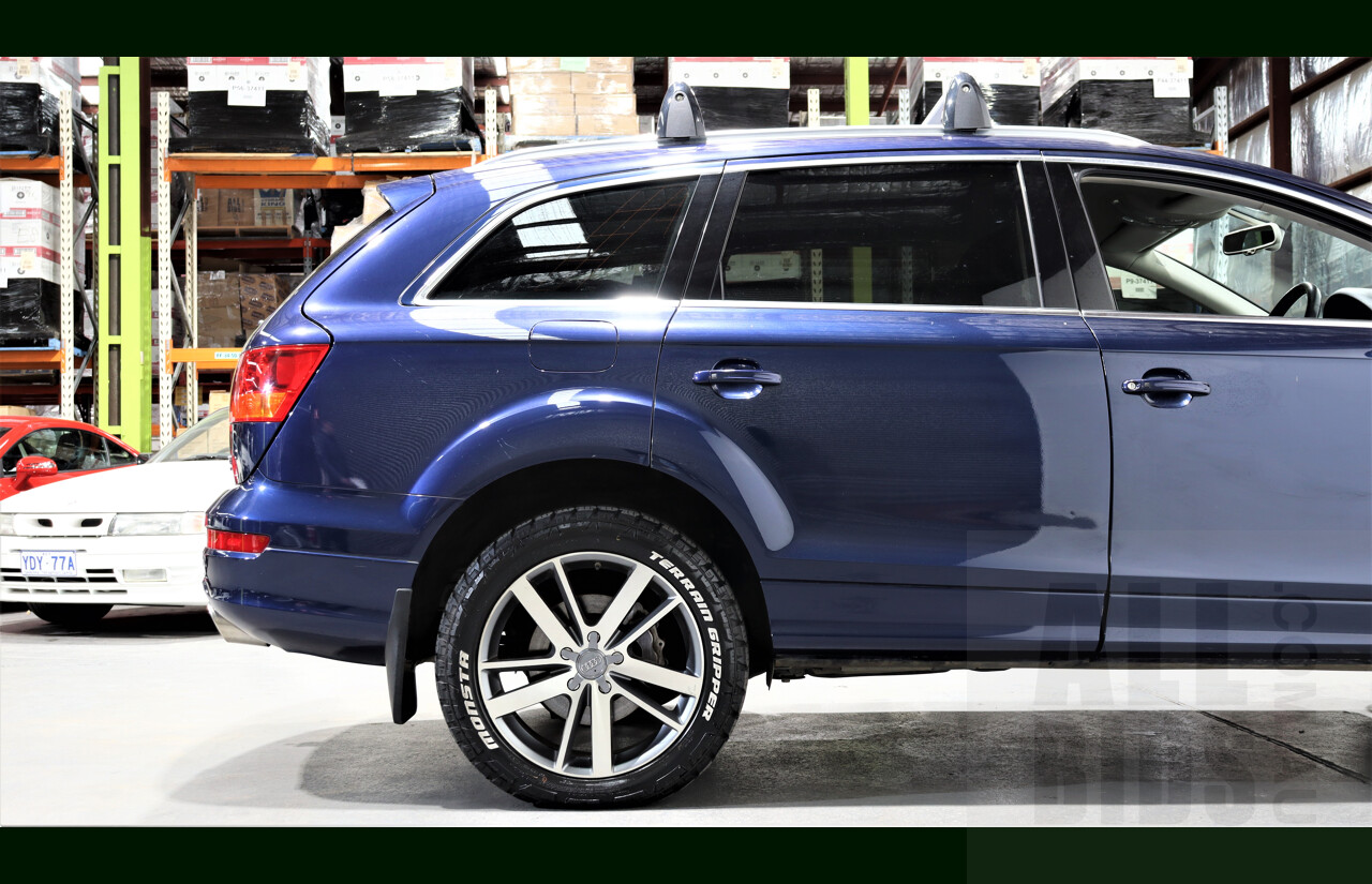 6/2007 Audi Q7 4.2 FSI Quattro 4d Wagon Blue 4.2L V8 - 7 Seater