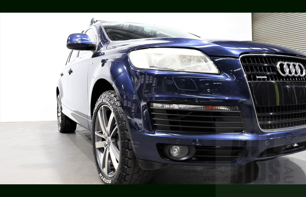 6/2007 Audi Q7 4.2 FSI Quattro 4d Wagon Blue 4.2L V8 - 7 Seater