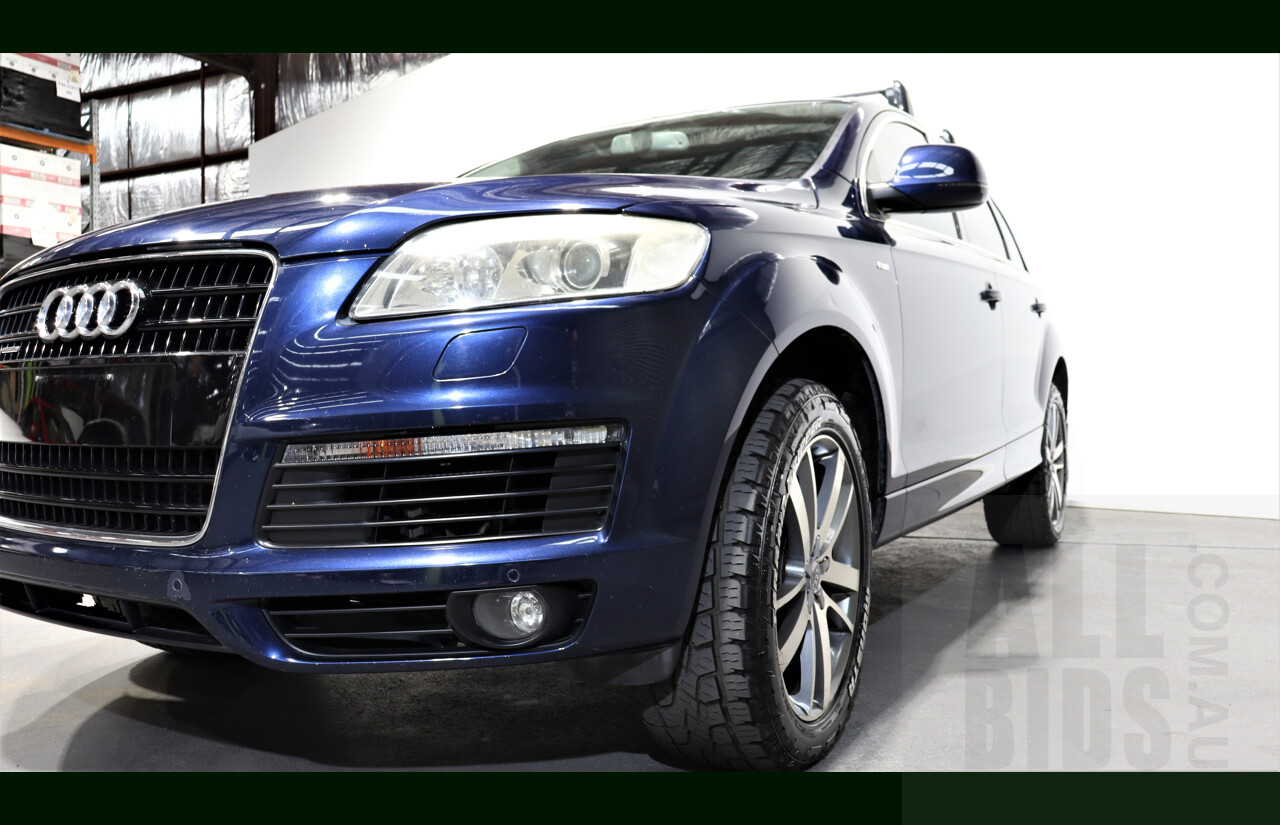 6/2007 Audi Q7 4.2 FSI Quattro 4d Wagon Blue 4.2L V8 - 7 Seater