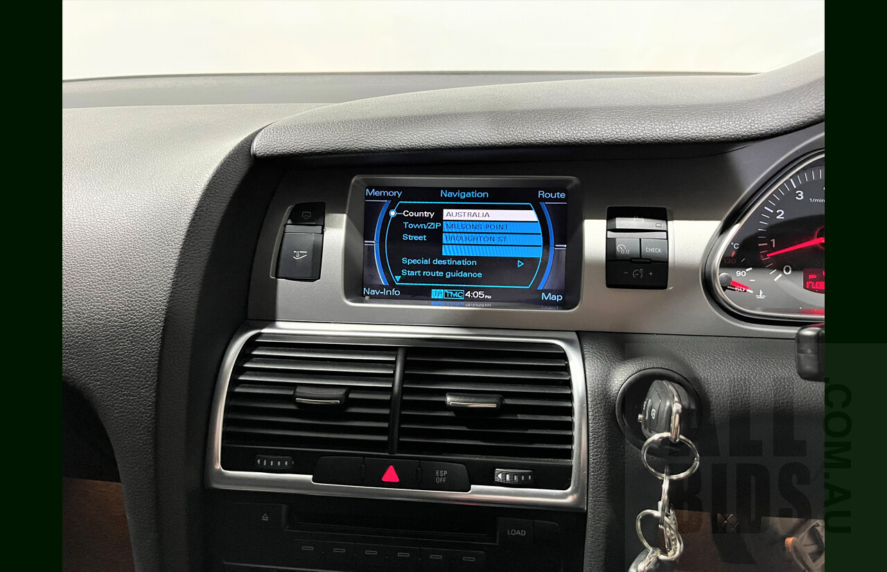 6/2007 Audi Q7 4.2 FSI Quattro 4d Wagon Blue 4.2L V8 - 7 Seater
