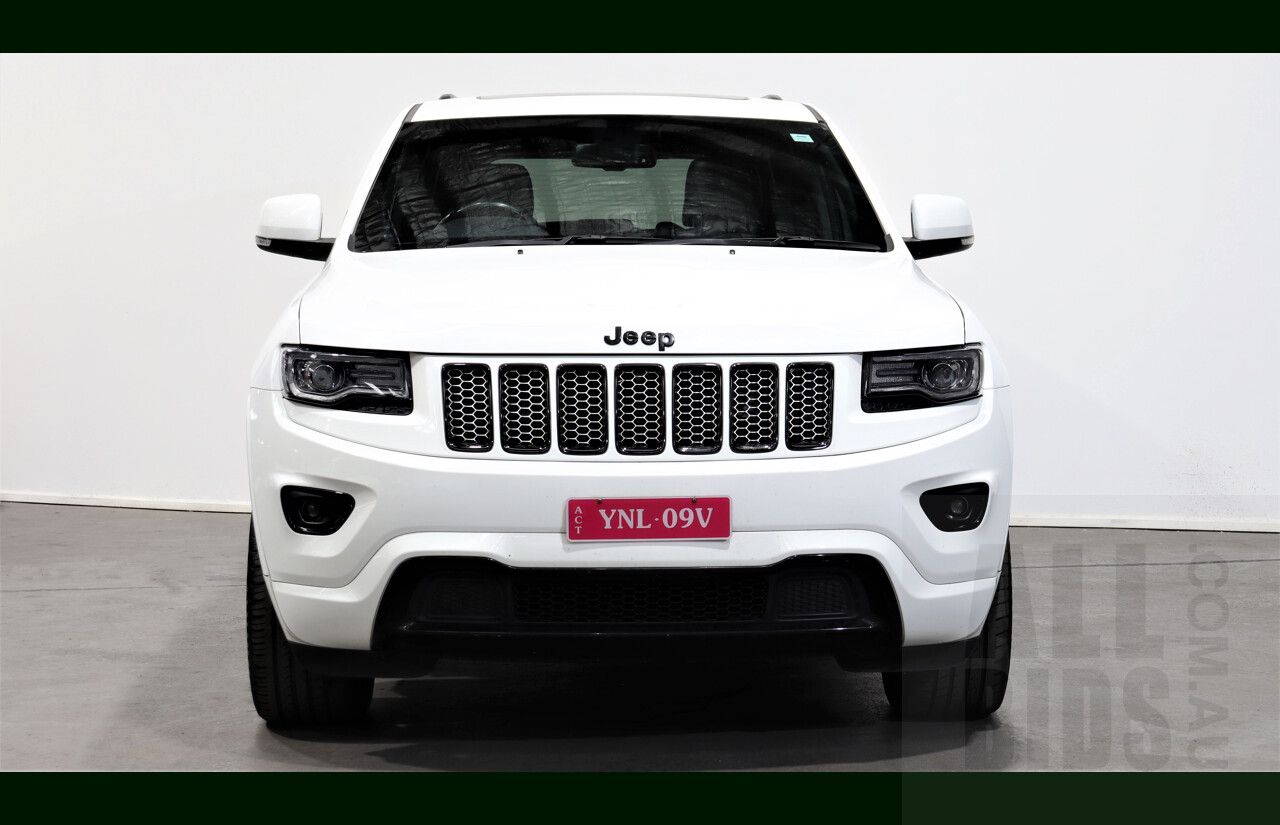 9/2015 Jeep Grand Cherokee Blackhawk (4x4) WK MY15 4d Wagon White 3.0L Turbo Diesel