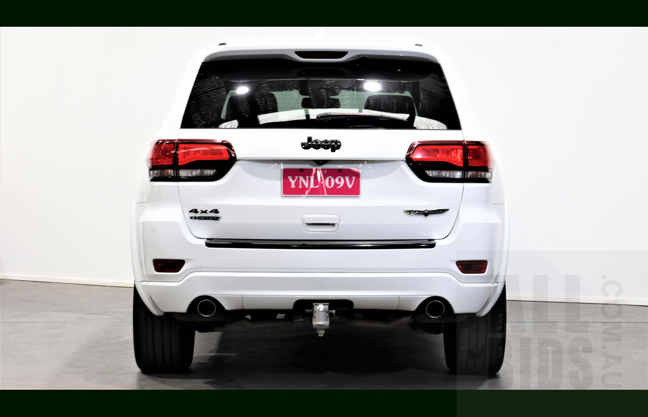 9/2015 Jeep Grand Cherokee Blackhawk (4x4) WK MY15 4d Wagon White 3.0L Turbo Diesel