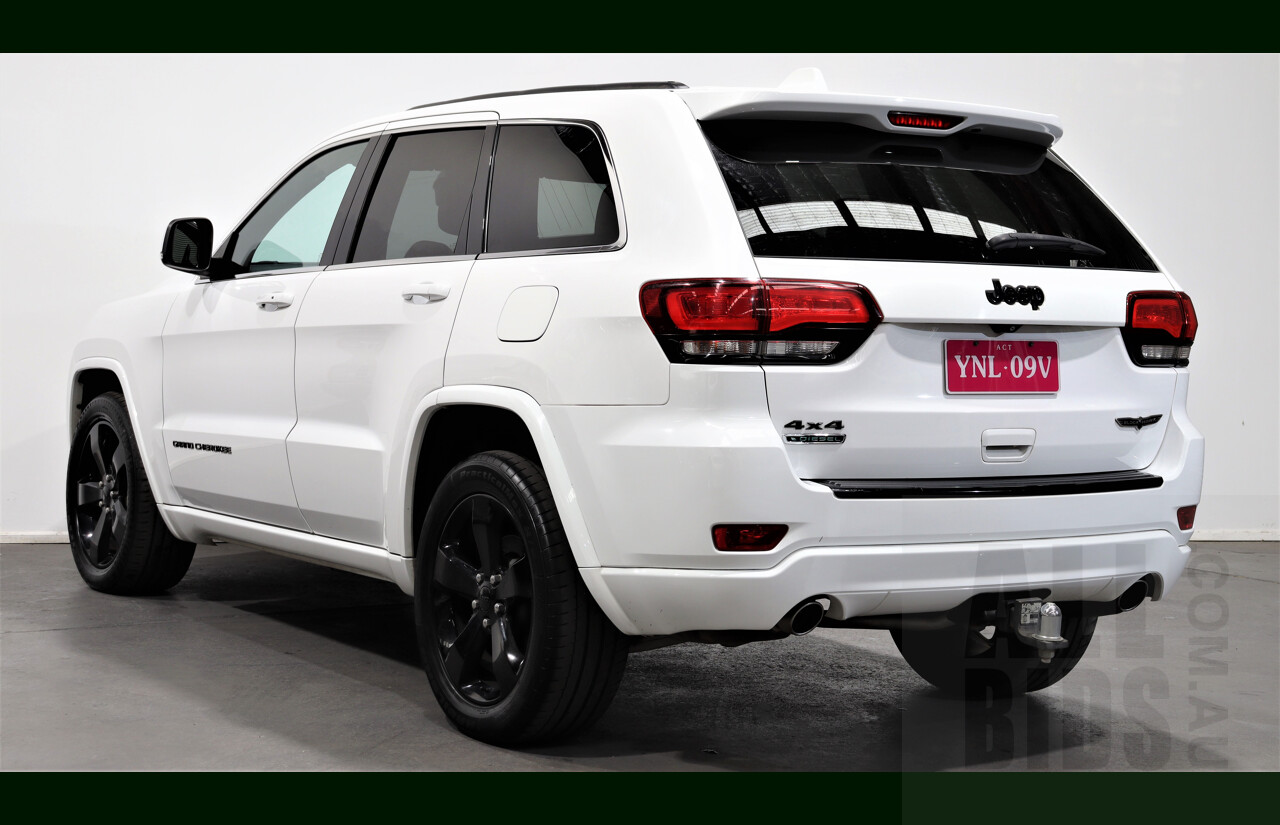 9/2015 Jeep Grand Cherokee Blackhawk (4x4) WK MY15 4d Wagon White 3.0L Turbo Diesel