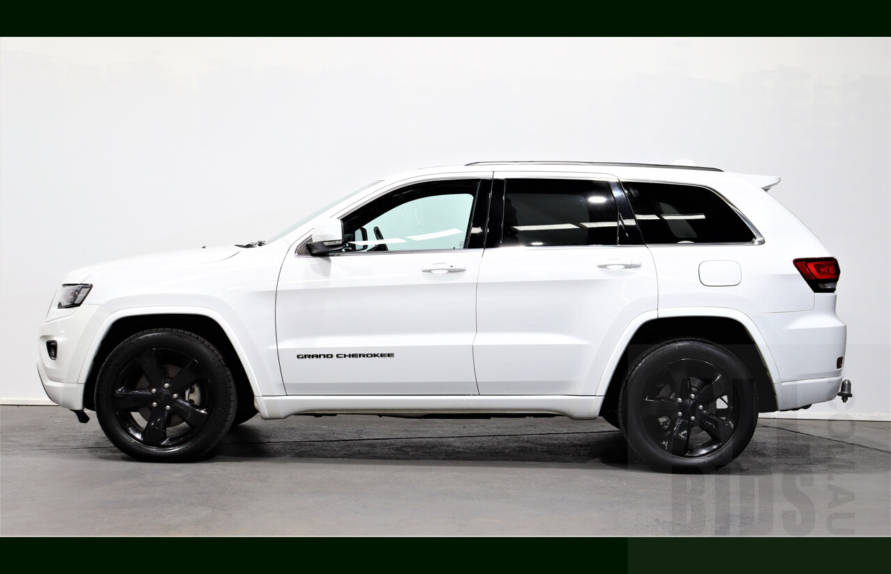 9/2015 Jeep Grand Cherokee Blackhawk (4x4) WK MY15 4d Wagon White 3.0L Turbo Diesel