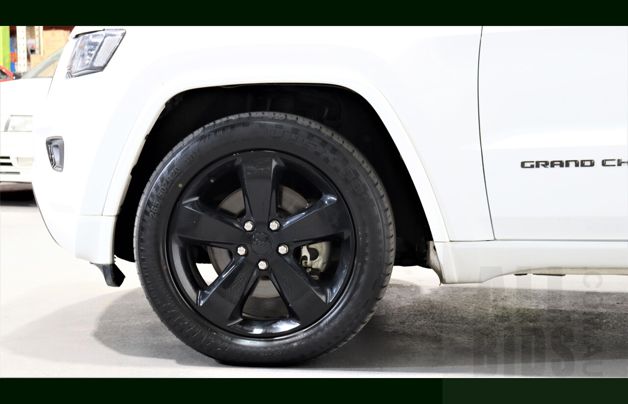 9/2015 Jeep Grand Cherokee Blackhawk (4x4) WK MY15 4d Wagon White 3.0L Turbo Diesel
