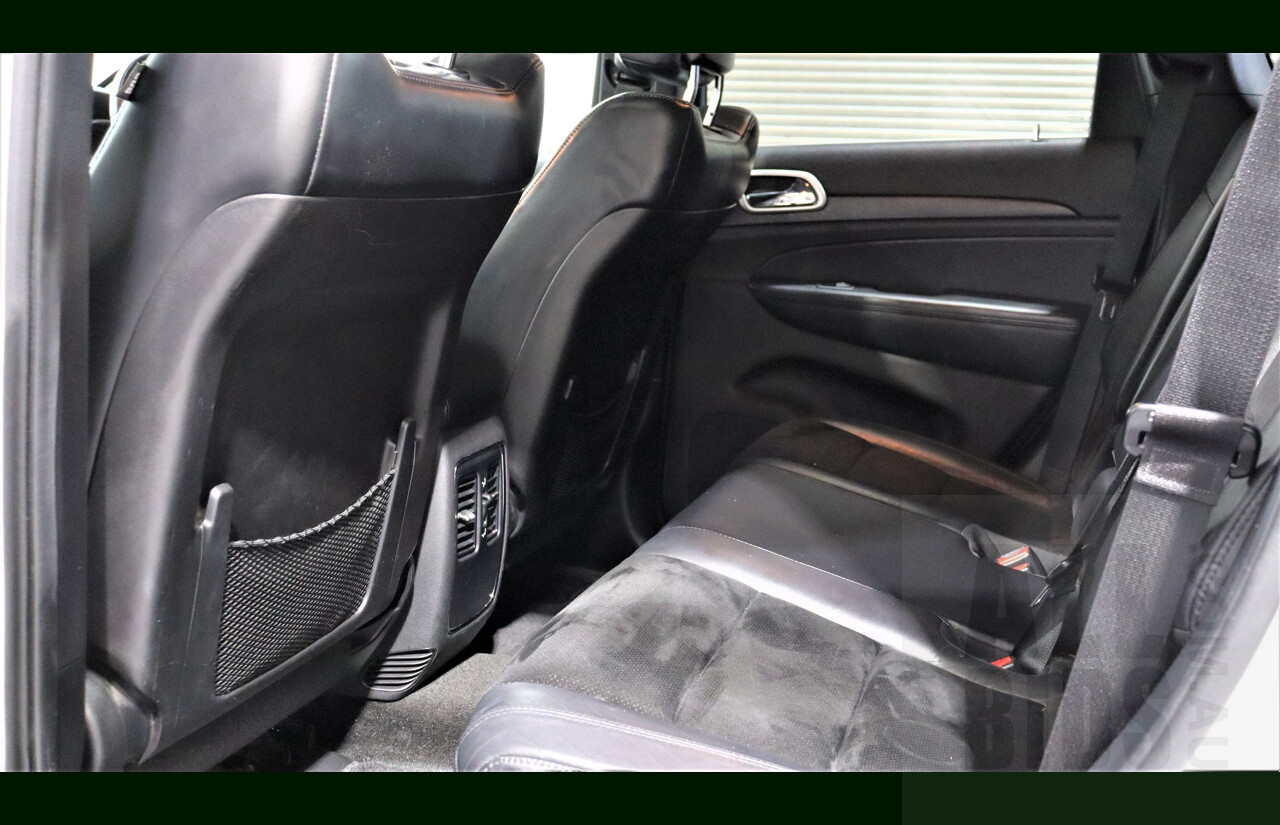 9/2015 Jeep Grand Cherokee Blackhawk (4x4) WK MY15 4d Wagon White 3.0L Turbo Diesel