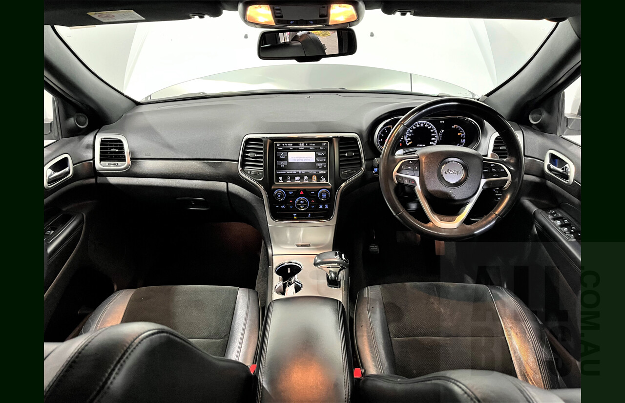 9/2015 Jeep Grand Cherokee Blackhawk (4x4) WK MY15 4d Wagon White 3.0L Turbo Diesel