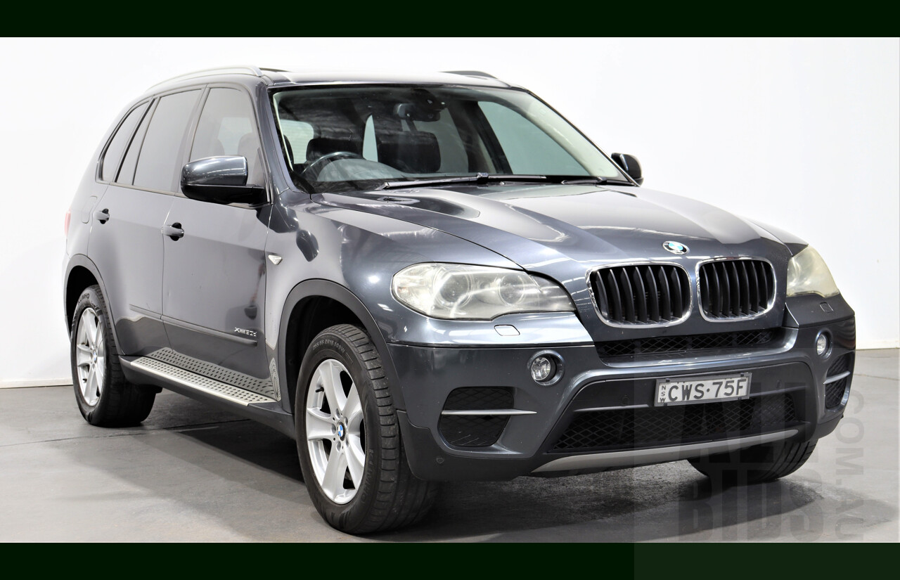 11/2011 BMW X5 Xdrive 30d E70 MY10 4d Wagon Grey 3.0L Turbo Diesel