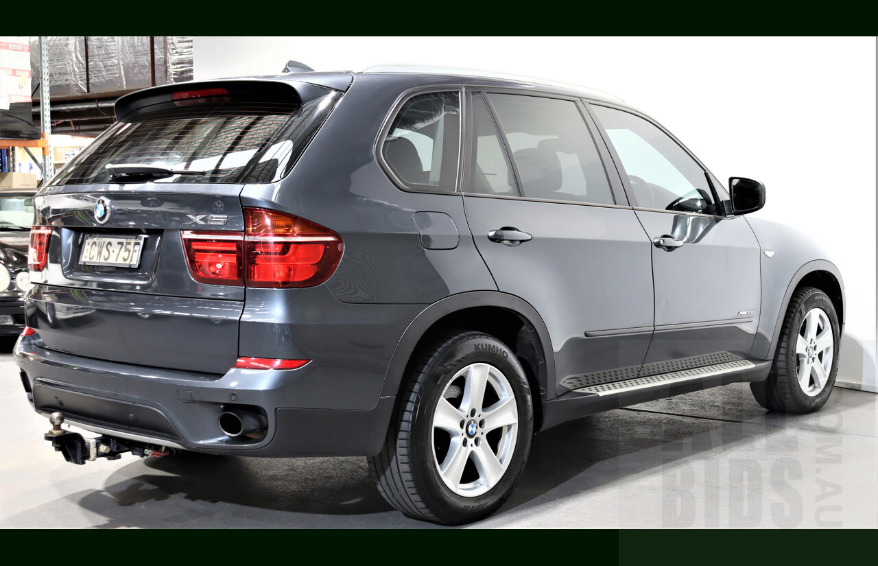 11/2011 BMW X5 Xdrive 30d E70 MY10 4d Wagon Grey 3.0L Turbo Diesel