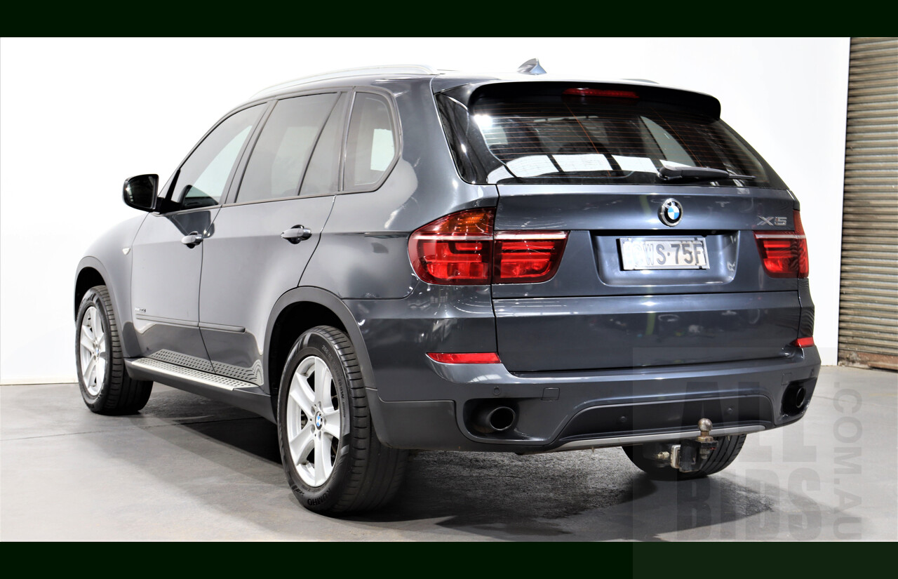 11/2011 BMW X5 Xdrive 30d E70 MY10 4d Wagon Grey 3.0L Turbo Diesel