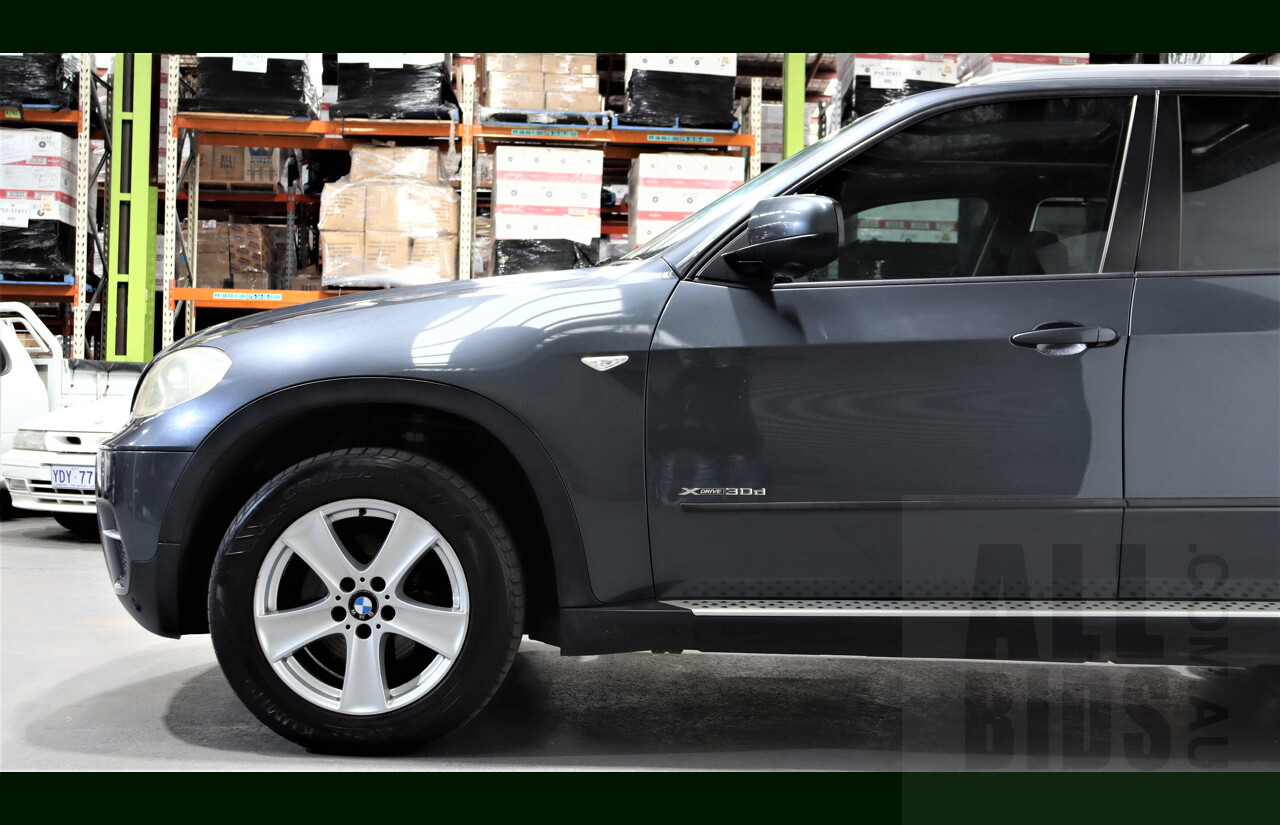 11/2011 BMW X5 Xdrive 30d E70 MY10 4d Wagon Grey 3.0L Turbo Diesel