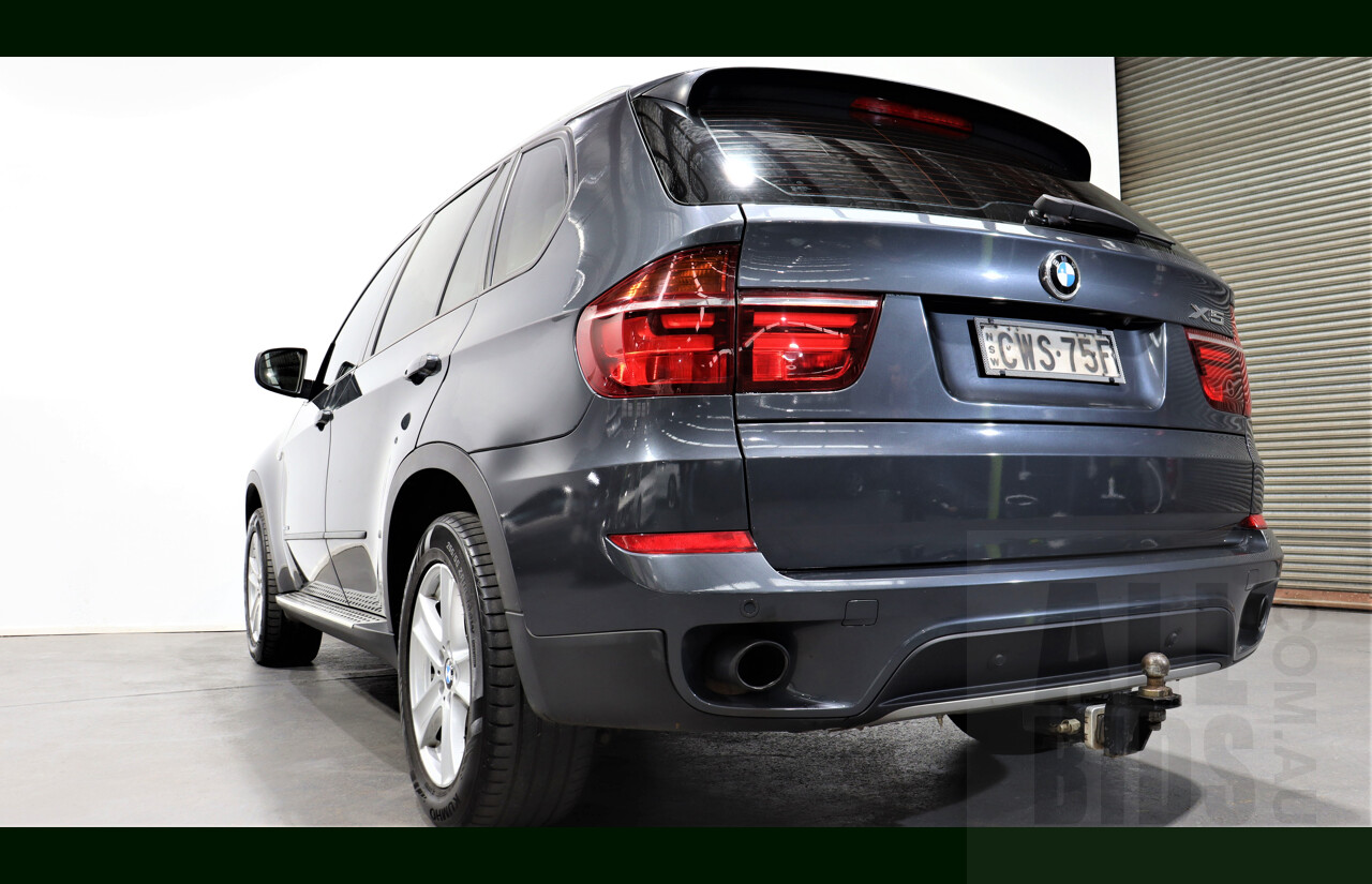 11/2011 BMW X5 Xdrive 30d E70 MY10 4d Wagon Grey 3.0L Turbo Diesel