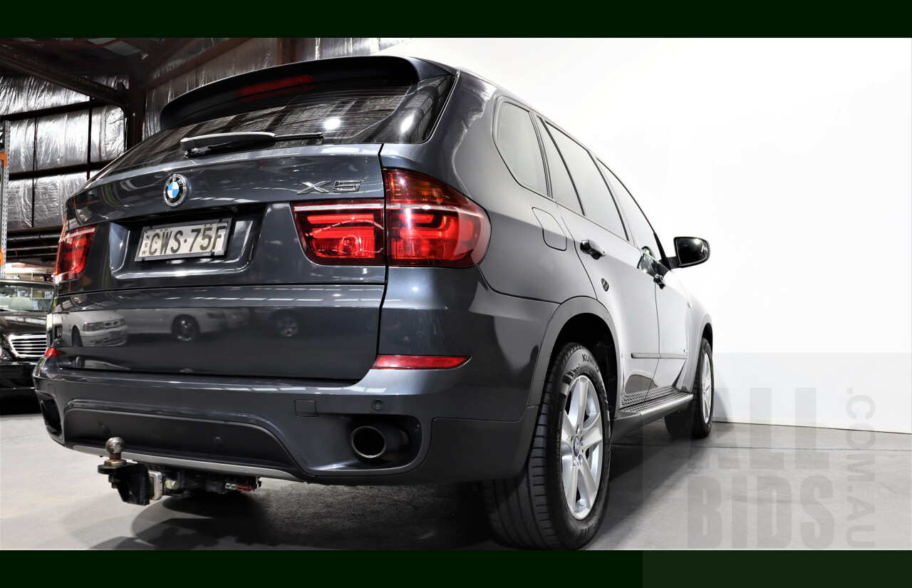 11/2011 BMW X5 Xdrive 30d E70 MY10 4d Wagon Grey 3.0L Turbo Diesel