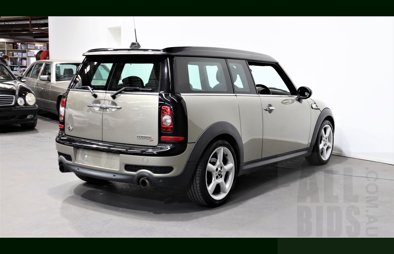 6/2008 Mini Cooper S Clubman Chilli R55 3d Wagon Sparkling Silver Metallic 1.6L Turbo