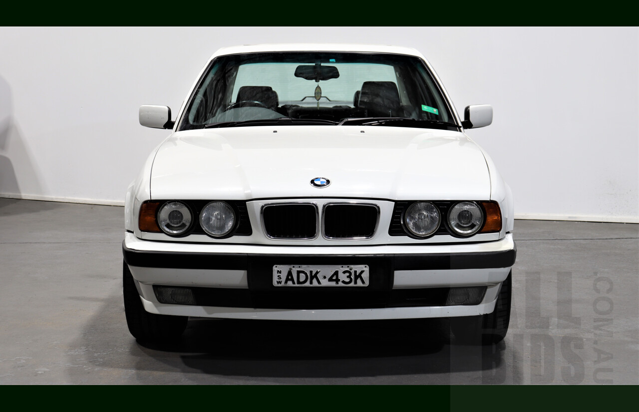 9/1995 BMW 530i E34 4d Sedan White 3.0L V8