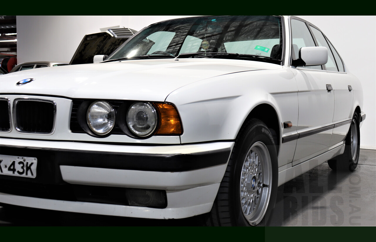 9/1995 BMW 530i E34 4d Sedan White 3.0L V8