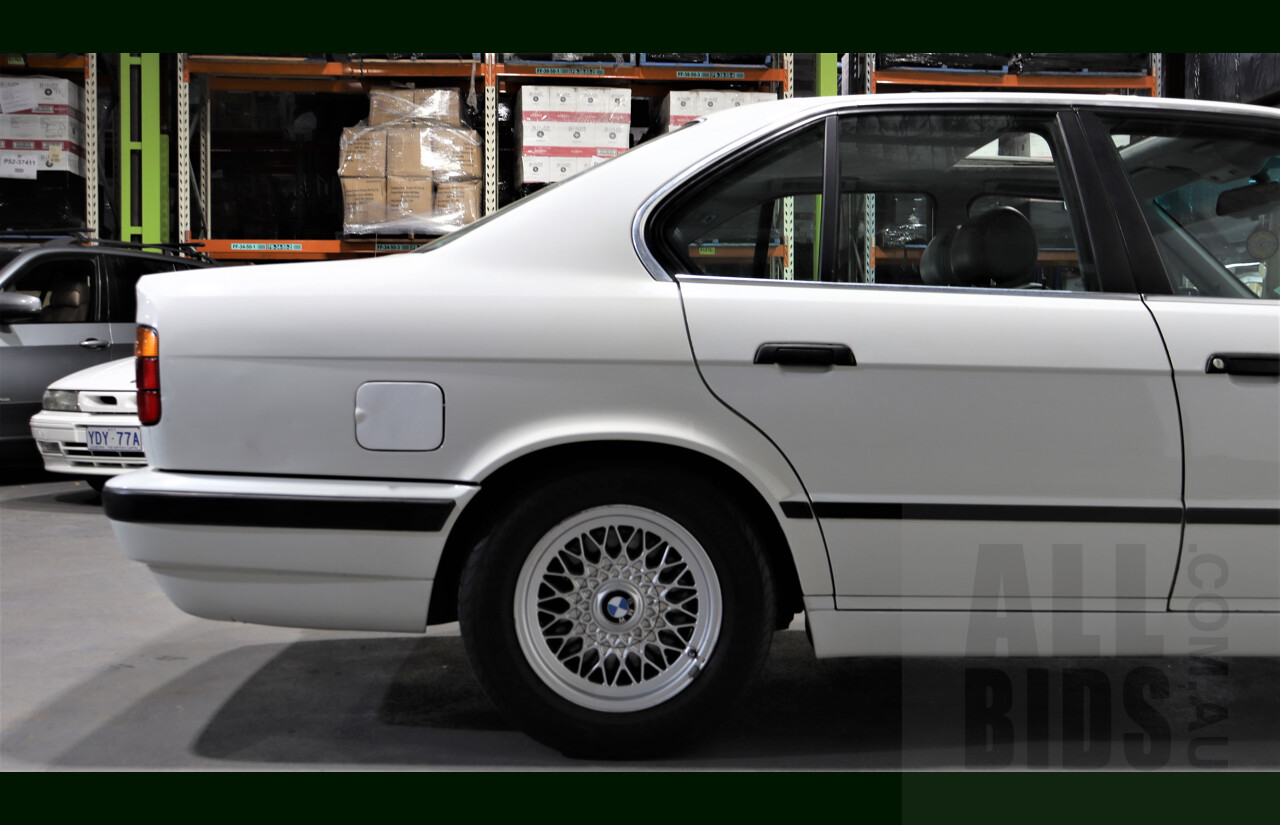 9/1995 BMW 530i E34 4d Sedan White 3.0L V8